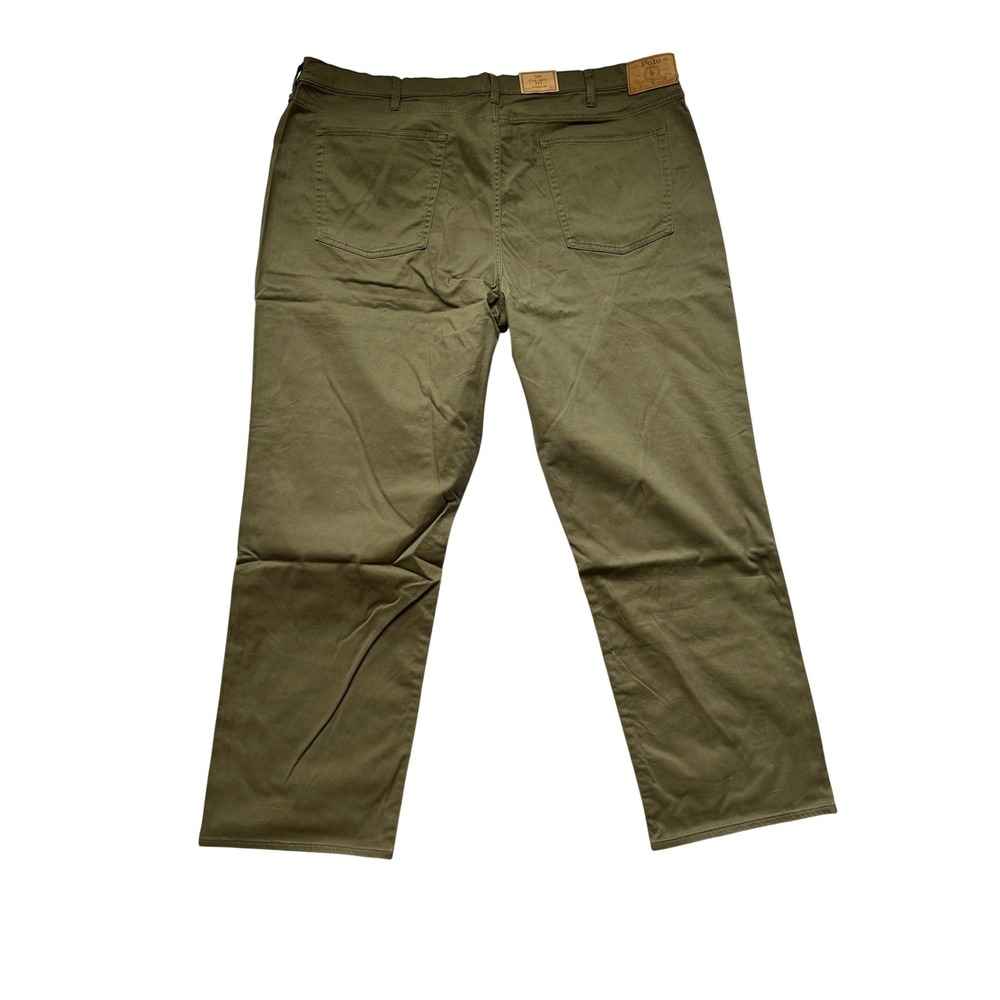 Polo Ralph Lauren Mens Classic Fit Stretch Pants Olive Green 50x32 NWT 50B 50G - Picture 9 of 12